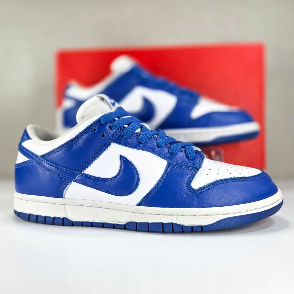 Nike Dunk Low SP Kentucky White Royal OG Box Mens Sz 8.5
